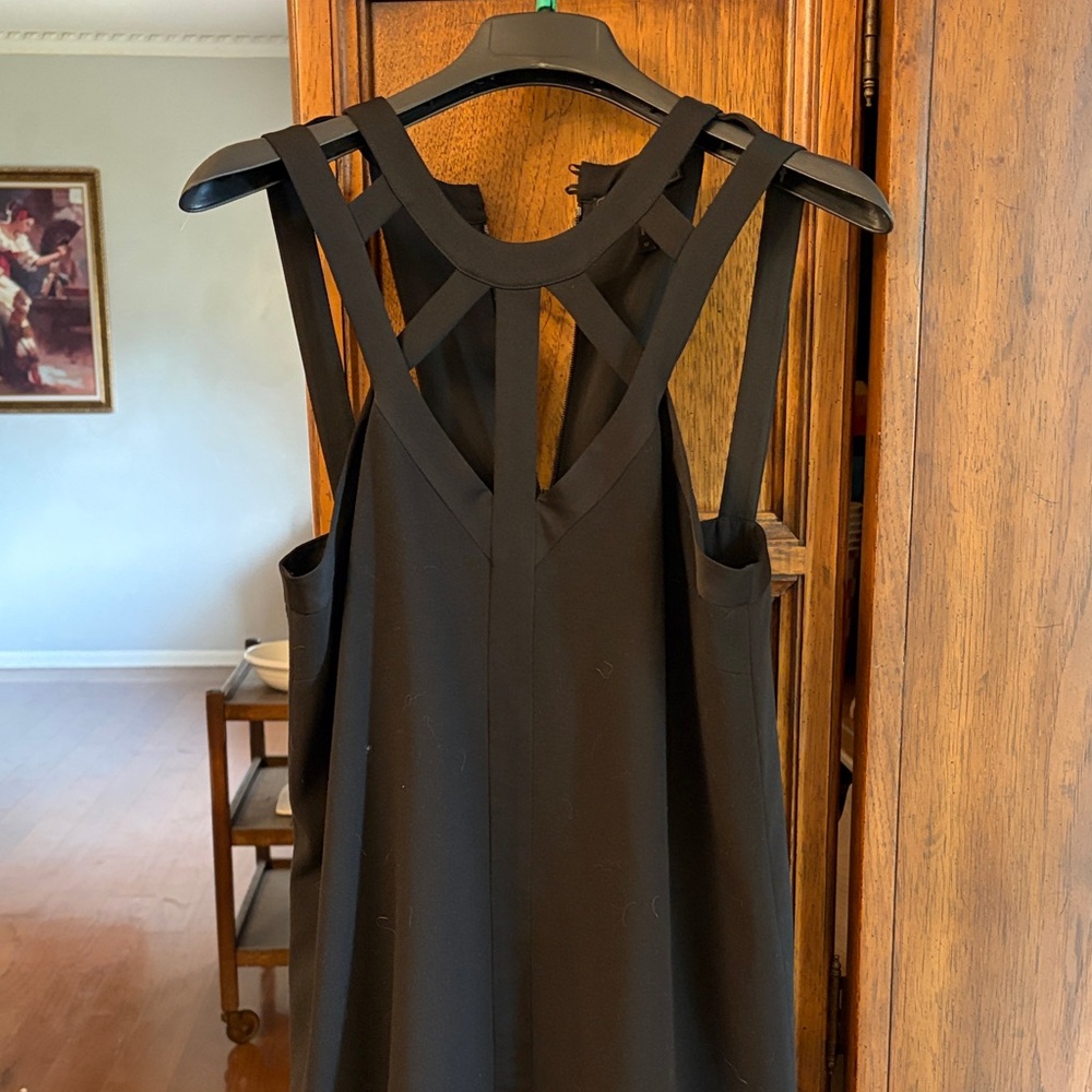 BCBG Black Strappy Back Sleeveless Dress - Women